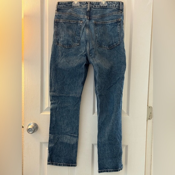 Reformation Slim Straight Cropped Jeans Women’s Size 31 High Rise Organic Cotton - Picture 6 of 13